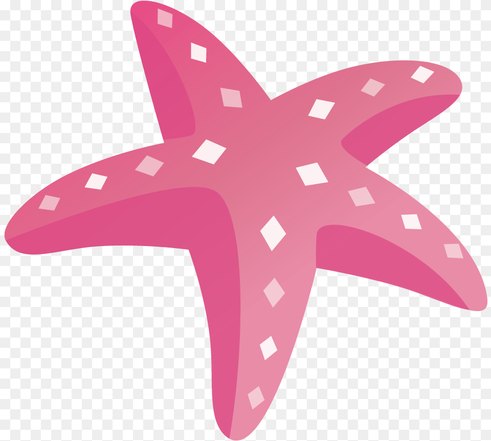 Starfish Clipart Red Starfish Pink Star Fish Clipart, Animal, Sea Life, Invertebrate, Shark Png Image