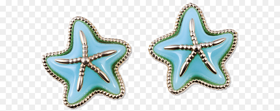 Starfish Earrings Earrings, Accessories, Earring, Jewelry, Turquoise Free Png