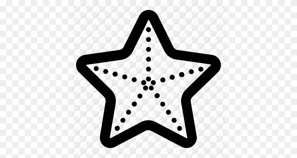 Starfish Fish Outline White Pictures, Star Symbol, Symbol Free Transparent Png