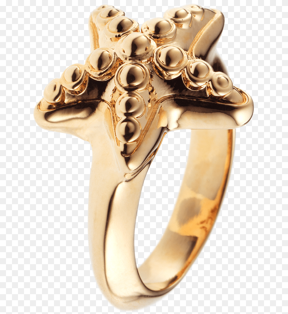 Starfish Gold Ring Engagement Ring, Accessories, Jewelry, Adult, Female Free Transparent Png