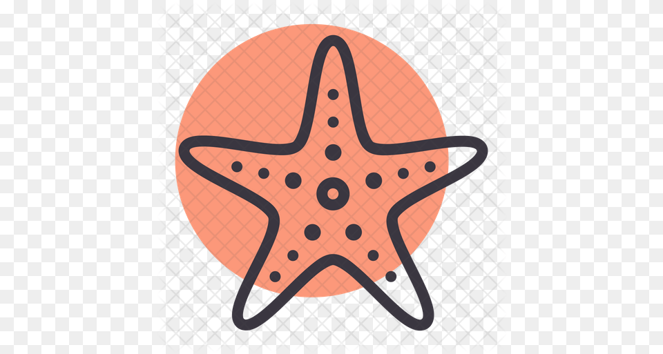 Starfish Icon Sea Star Vector, Animal, Sea Life, Symbol Free Png Download