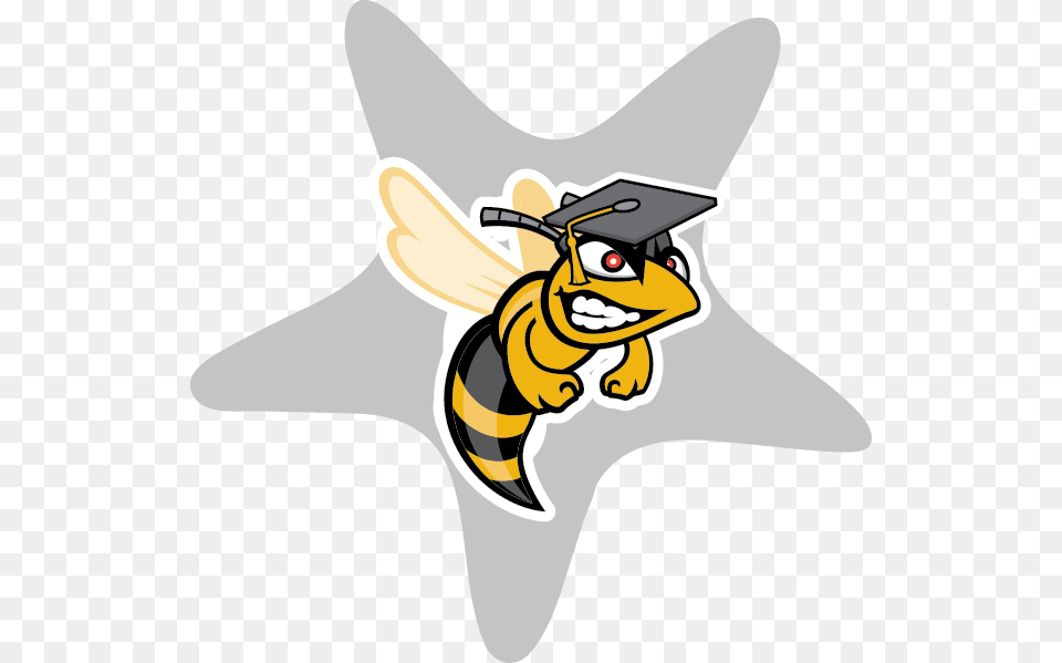 Starfish Is One Less Thing Cartoon, Animal, Bee, Honey Bee, Insect Png Image