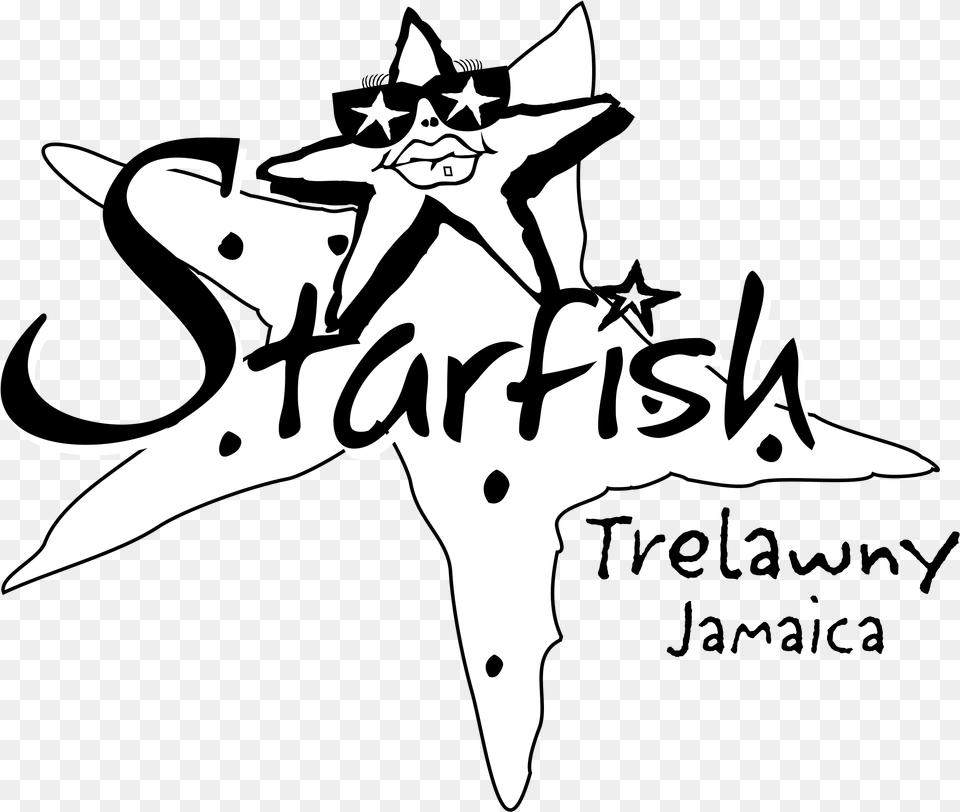 Starfish Logo Starfish, Stencil, Baby, Person, Face Free Png