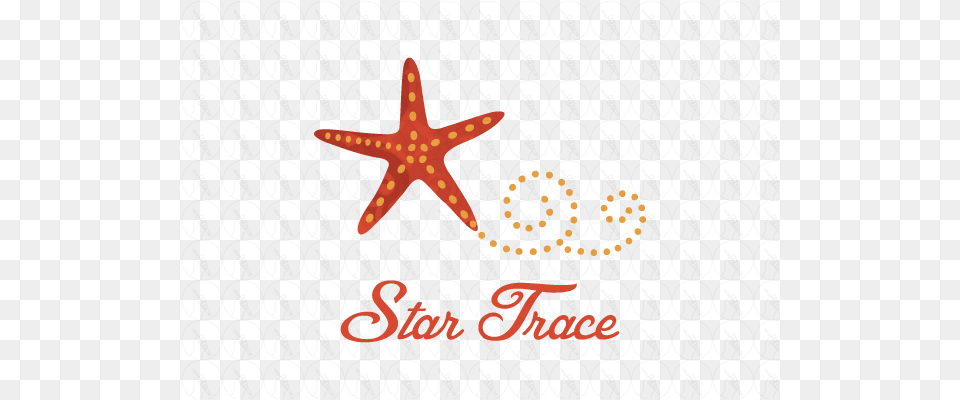 Starfish Trace Dots Starfish, Cross, Symbol, Animal, Sea Life Free Png