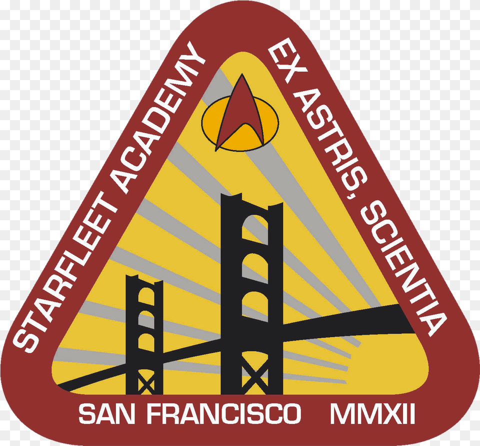 Starfleet Academy Logo Frisco San Francisco Starfleet Logo, Sign, Symbol, Dynamite, Weapon Free Png