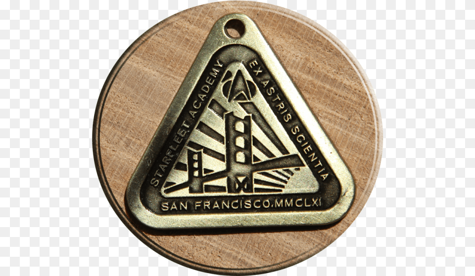 Starfleet Academy San Francisco 2161 Insignia Pendant Badge, Logo, Symbol Free Transparent Png