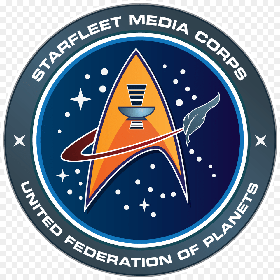 Starfleetmediacorps Starfleet, Emblem, Symbol, Logo, Disk Png