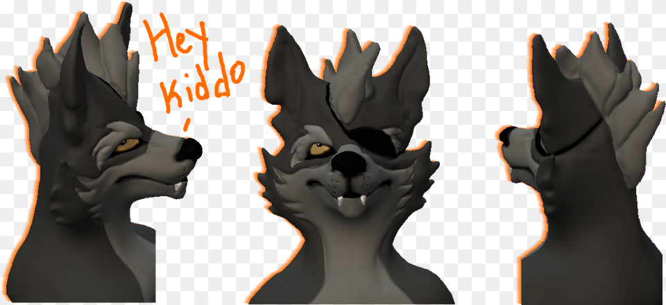 Starfox Animated Series Wolf Head Model Star Fox Wolf Hey Kiddo, Adult, Female, Person, Woman Png