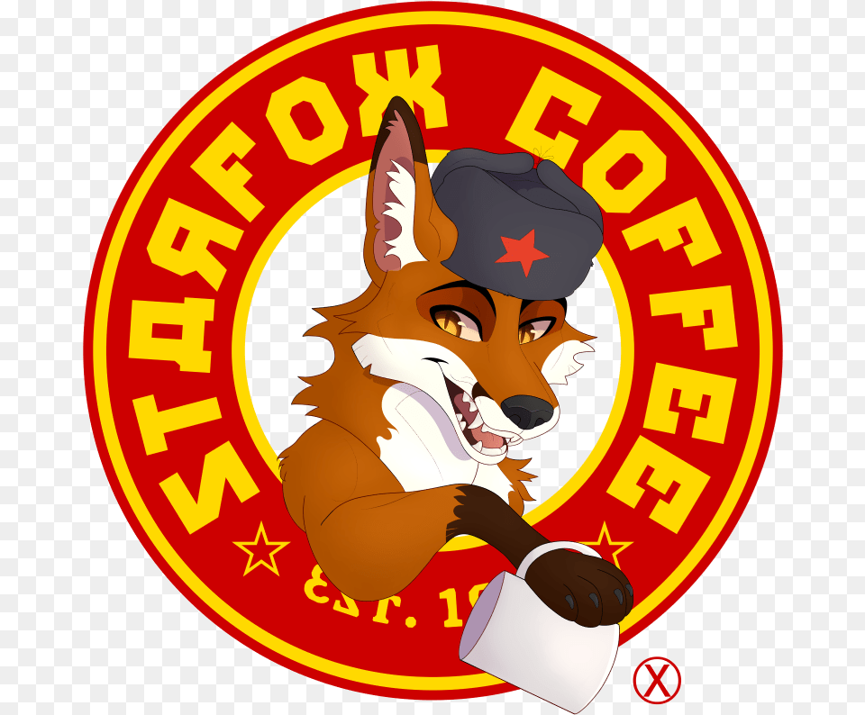 Starfox Coffee Cartoon, Logo, Baby, Person, Leisure Activities Png Image
