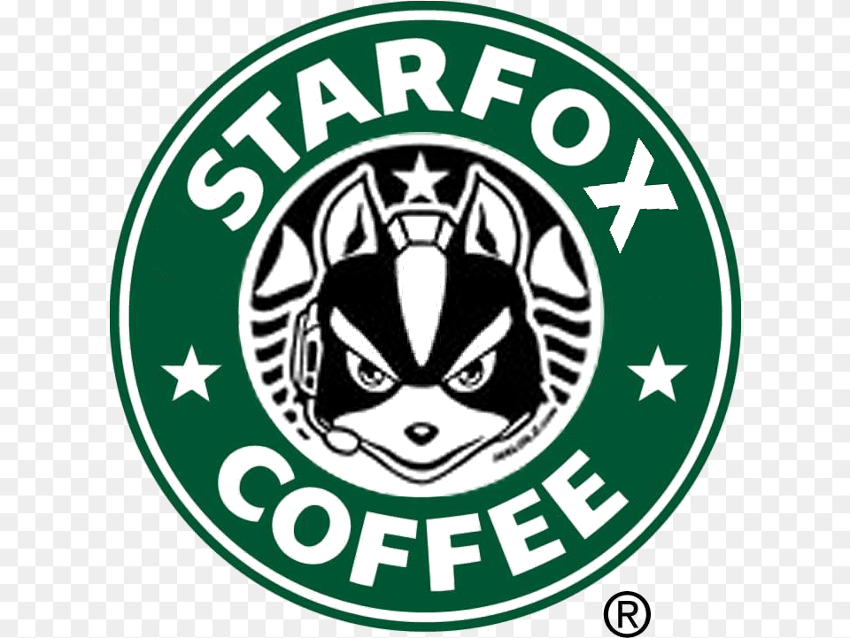 Starfox Coffee Starbucks Coffee Parody Mug Starbucks Sign, Logo, Baby, Person, Face Free Png