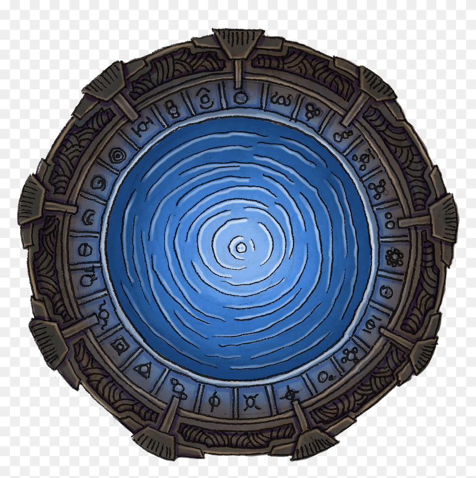 Stargate Blue Circle, Pottery, Food, Meal, Plate Png