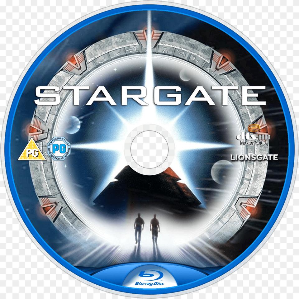 Stargate Bluray Disc Image Stargate Black Stainless Steel Round Watch, Disk, Dvd, Person Png