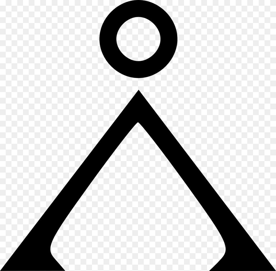 Stargate Earth Symbol, Gray Png