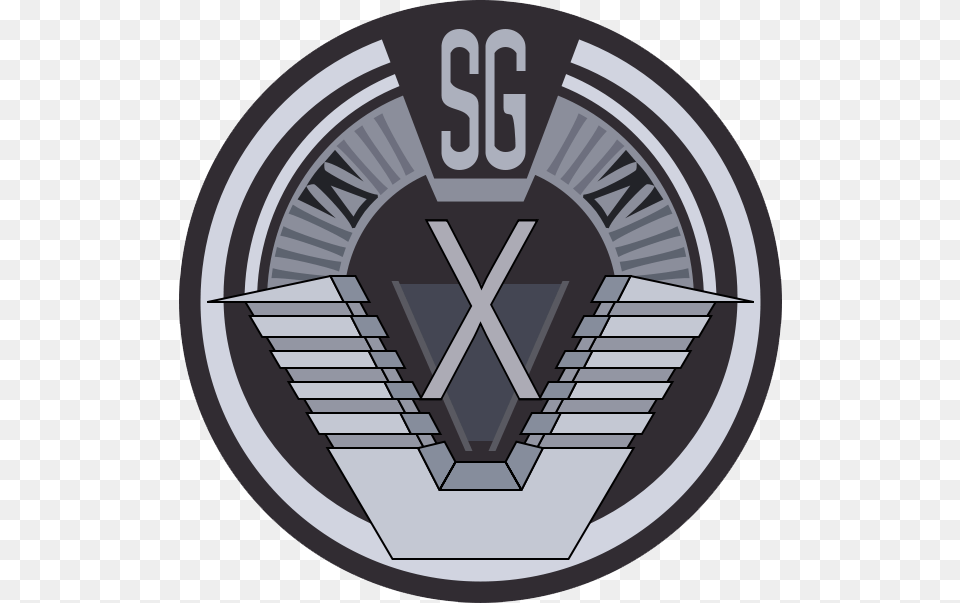 Stargate Sg1 Badge, Emblem, Symbol, Disk Free Transparent Png