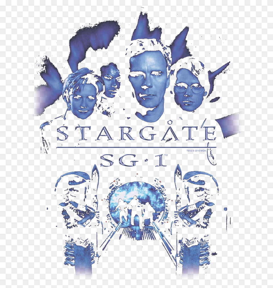 Stargate Sg1 Stargate Command Men39s Ringer T Shirt Stargate, Advertisement, Poster, Person, Head Free Png