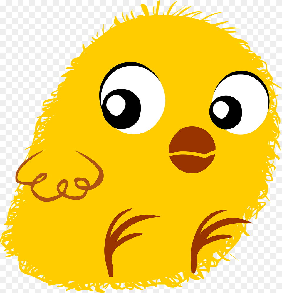 Staring Chick Clipart Free Png Download