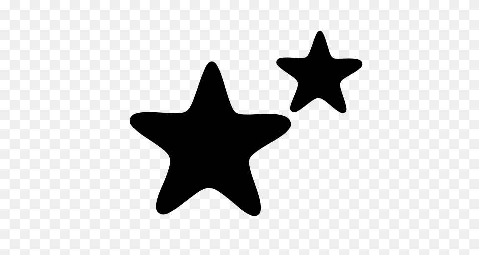 Starlight Stars Five Pointed Star Icon With And Vector, Gray Png