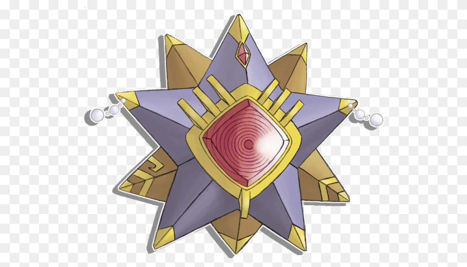 Starmie Starmie Sun And Moon, Symbol, Cross Png