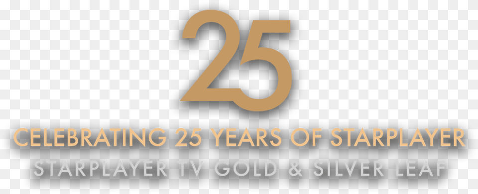Starplayer Tv 25th Anniversary Gold Leaf Duesenberg Guitars Language, Number, Symbol, Text Free Png Download