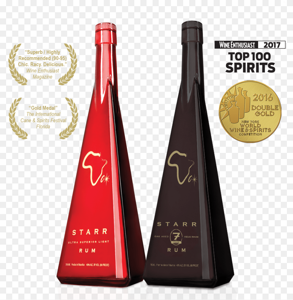 Starrbottles Awards 2019 Malibu International Film Festival, Bottle, Alcohol, Beverage, Liquor Png Image