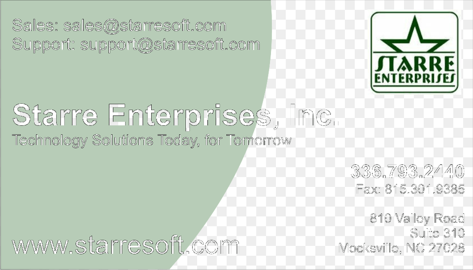 Starre Business Card Paper, Text Free Transparent Png