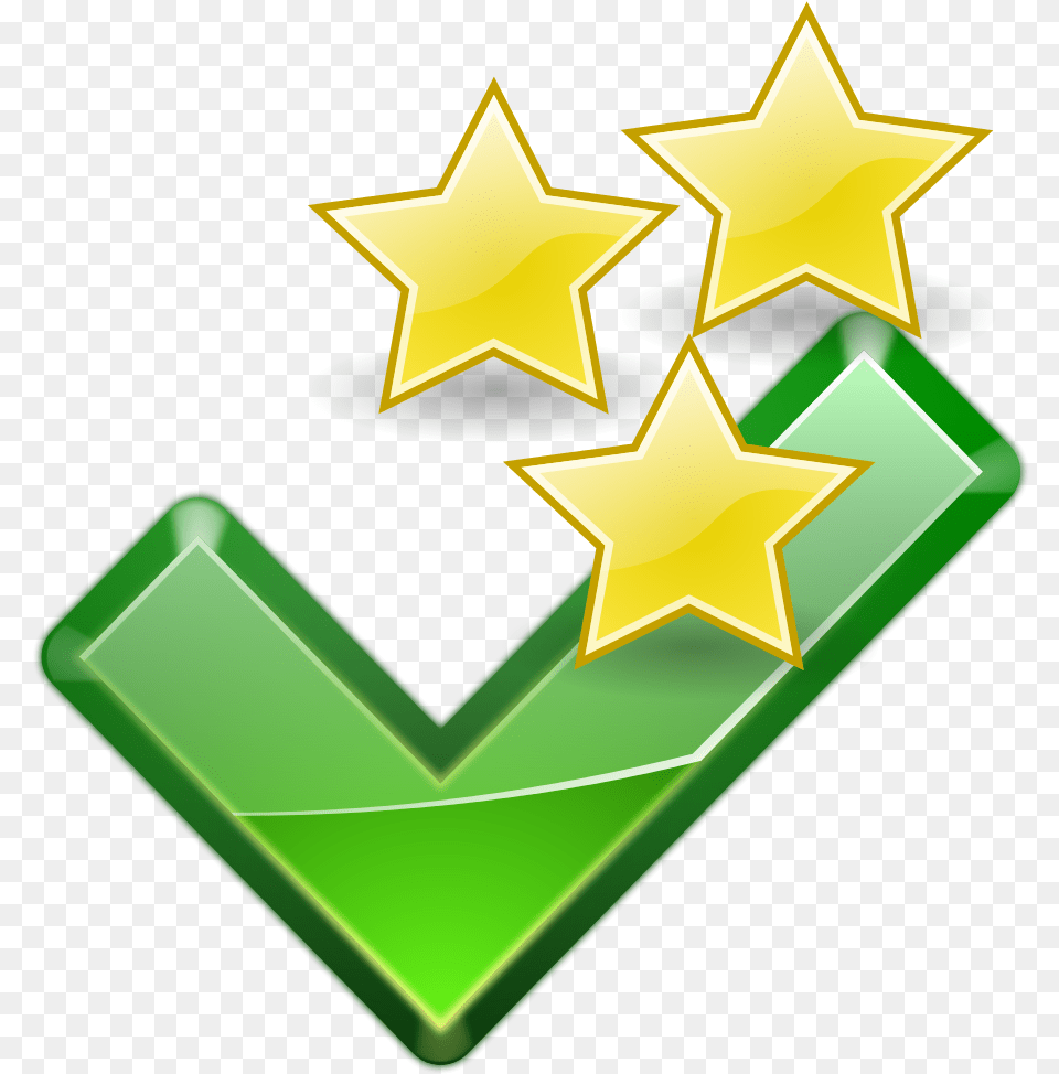 Starred Checkmark Multiple Stars Result Based Management, Symbol, Star Symbol Free Transparent Png