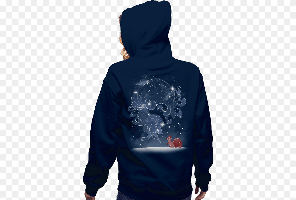 Starry Alolan Sky 1st Book Of Magic, Clothing, Hood, Hoodie, Knitwear Png