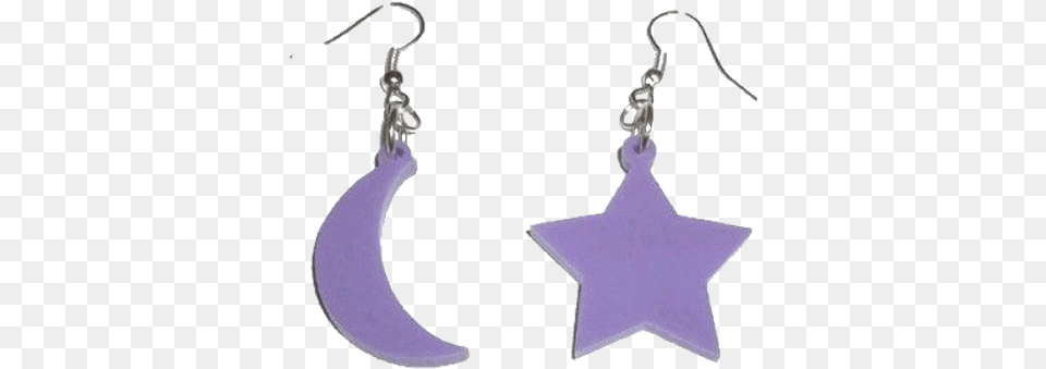 Starry Earrings Niche Memes Purple, Accessories, Earring, Jewelry, Nature Png Image