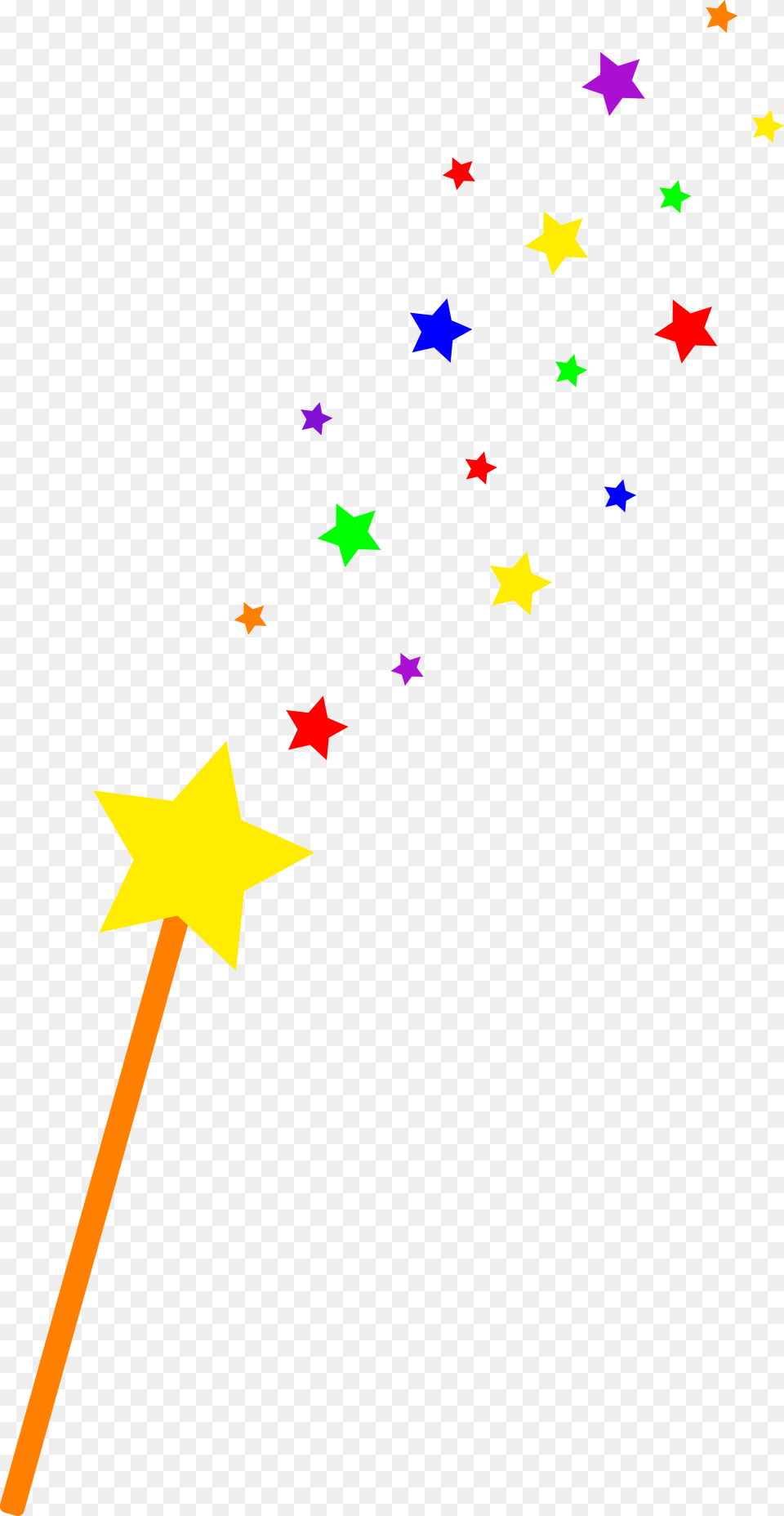 Starry Magic Wand Png Image