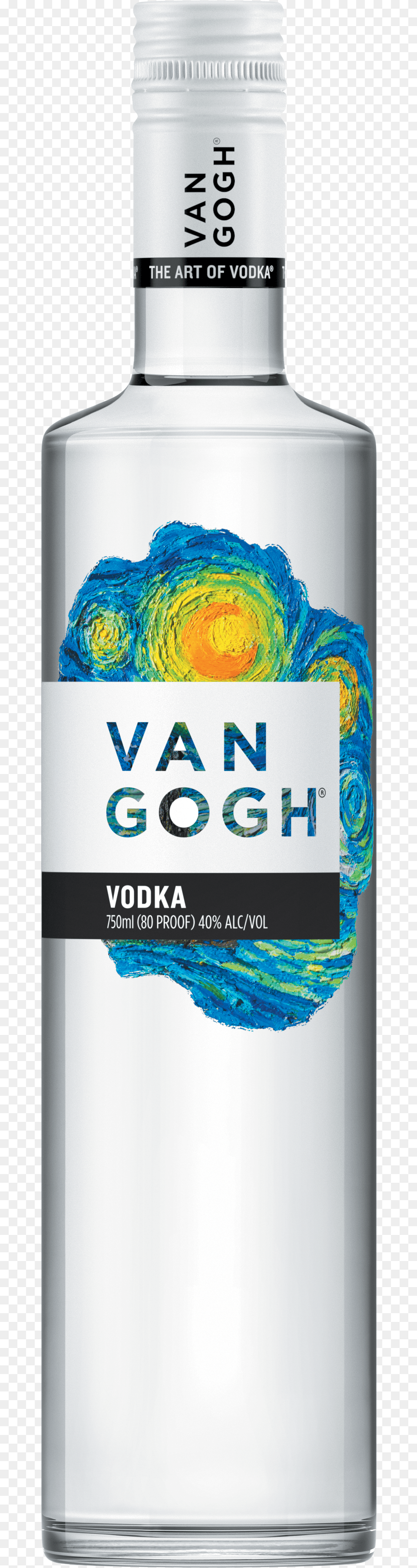 Starry Night Bottle Rgb Vincent Van Gogh Dutch Chocolate Vodka, Alcohol, Beverage, Gin, Liquor Free Transparent Png