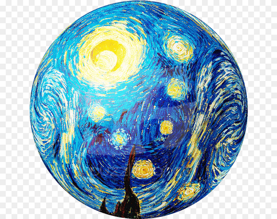 Starry Night In Bethlehem Starry Night Van Gogh, Sphere, Astronomy, Outer Space Png Image