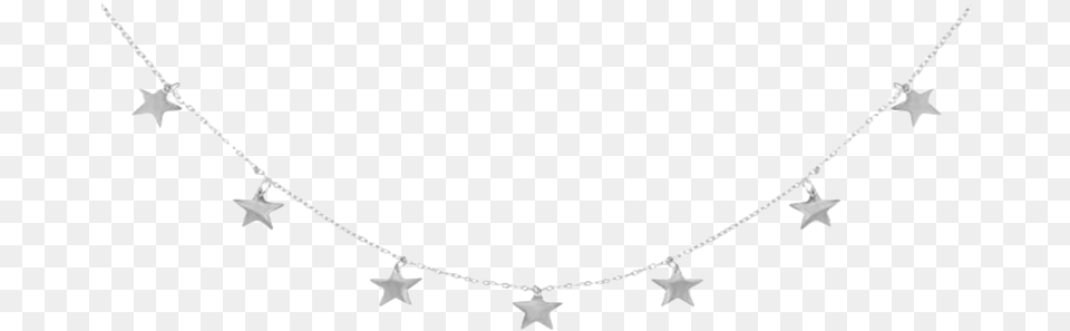 Starry Night Necklace Silver Chain, Accessories, Jewelry Free Png