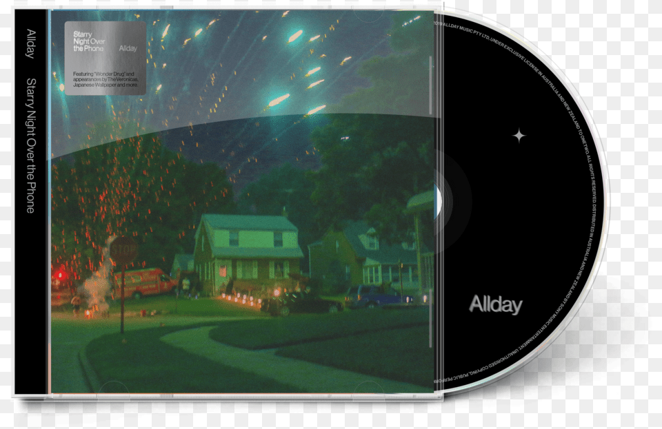 Starry Night Over The Phone Cd Night, Nature, Outdoors, Plant, Grass Free Png Download