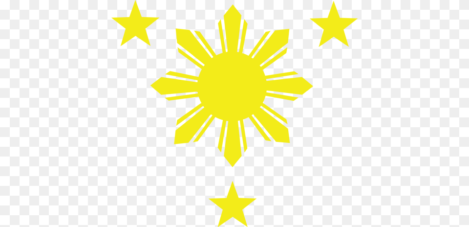 Stars And A Sun High Resolution Vector File Philippine Flag Sun And Stars Free Transparent Png