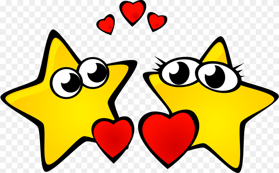 Stars And Hearts Clipart, Symbol, Star Symbol Free Png