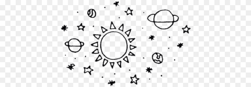 Stars And Moon Drawing, Outdoors, Nature, Blackboard Free Png