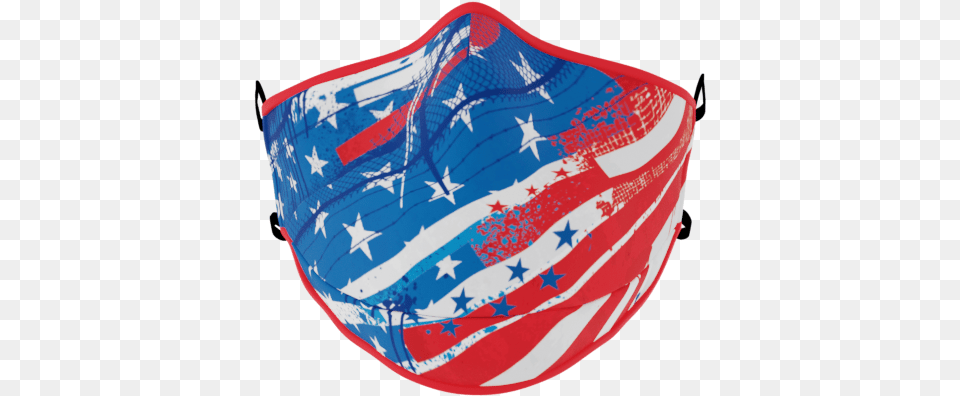 Stars And Stripes Face Mask Messenger Bag, Clothing, Hat, Cap, American Flag Png