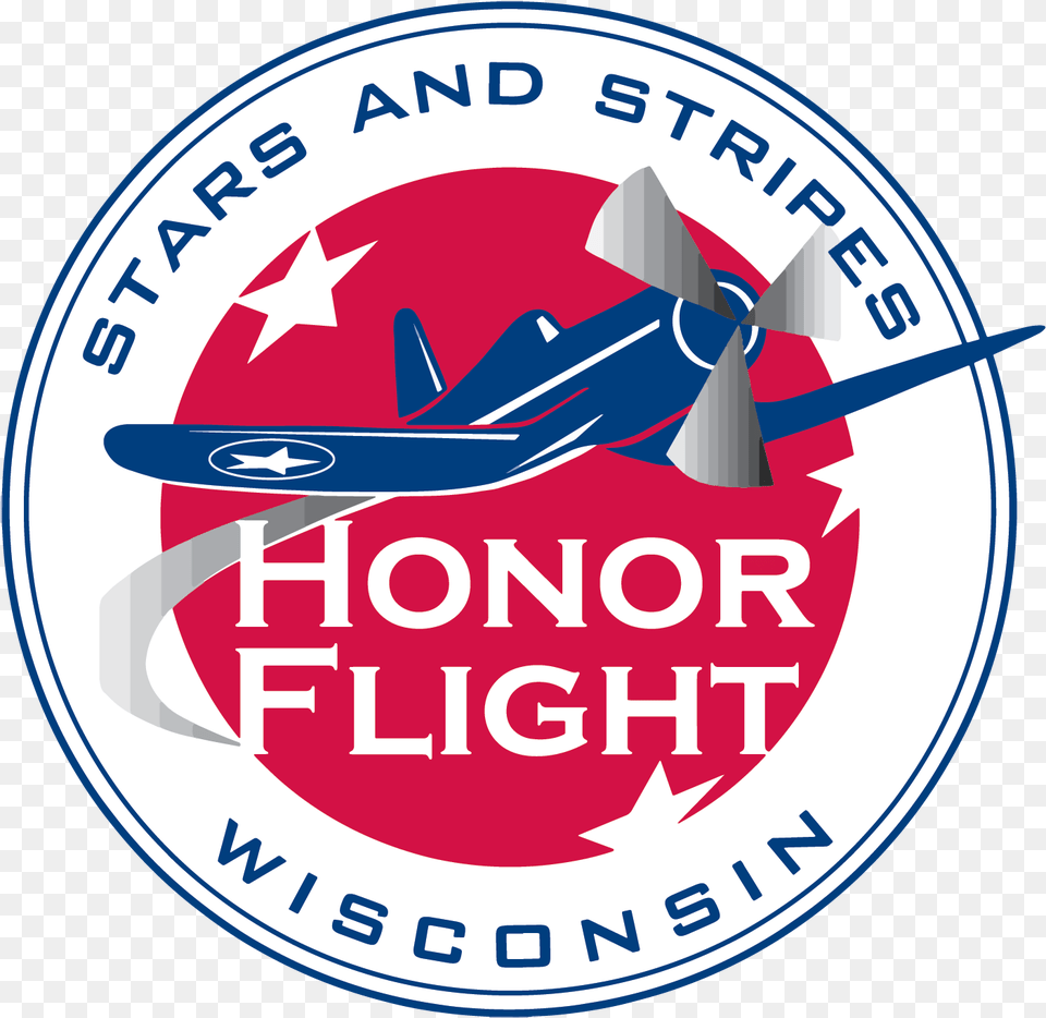 Stars And Stripes Honor Flight Stars And Stripes Honor Flight Wisconsin, Logo, Aircraft, Transportation, Vehicle Free Png Download
