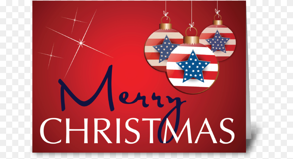 Stars And Stripes Patriotic Christmas Greeting Card Home Dvd Cover, Envelope, Greeting Card, Mail, Accessories Free Transparent Png