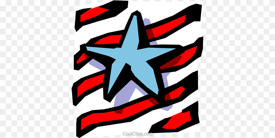 Stars And Stripes Royalty Vector Clip Art Illustration Clip Art, Star Symbol, Symbol, Dynamite, Weapon Png Image