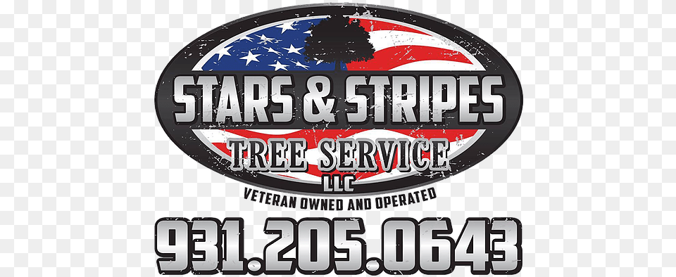 Stars And Stripes Tree Service Fayetteville Tn Kem Strike, Sticker, Logo, Can, Tin Free Png Download