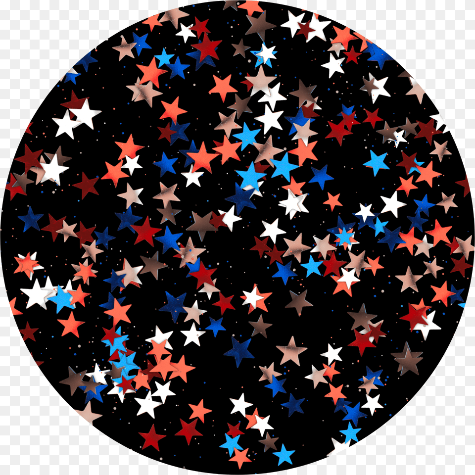 Stars Black Red White Blue Star Circle, Flag, Pattern, Nature, Night Free Transparent Png