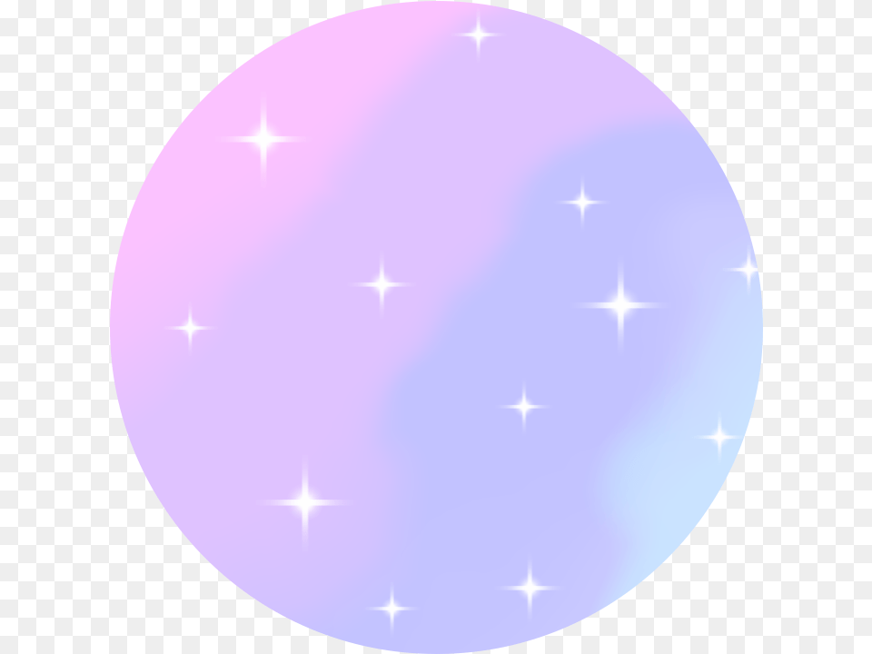 Stars Circle Kawaii Pastel Galaxy Background, Nature, Night, Outdoors, Purple Png