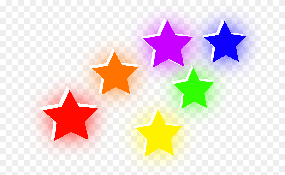 Stars Colour Colorfulstars Rainbow 3d, Lighting, Symbol, Star Symbol, Person Free Transparent Png