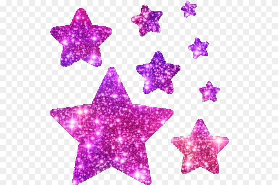Stars Created By Me Pink Glitter Star, Purple, Symbol, Person, Star Symbol Png Image