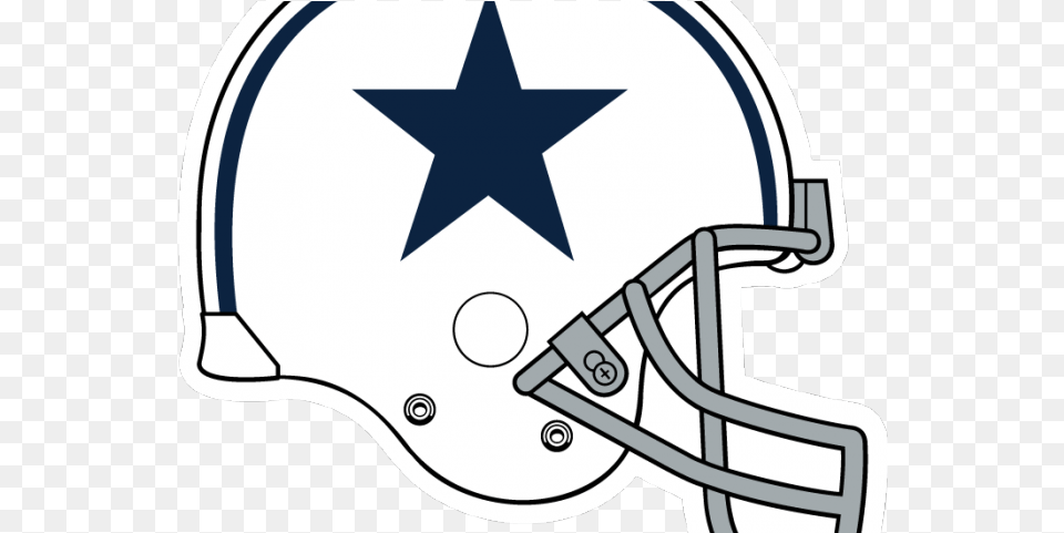 Stars Dallas Cowboys Old Logo, Helmet, American Football, Football, Person Free Png