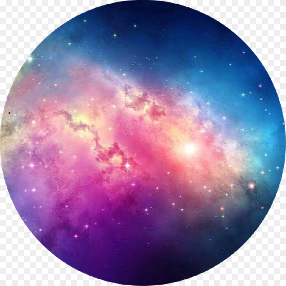 Stars Galaxy Bright Space Circle Background Freetoedit Nike Pro Shorts Colours, Astronomy, Outer Space, Nebula, Disk Png Image