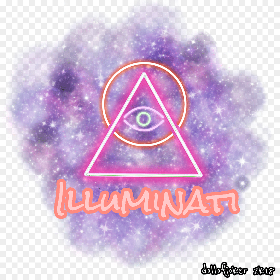 Stars Galaxy Illuminati Graphic Design, Purple, Triangle, Light Png