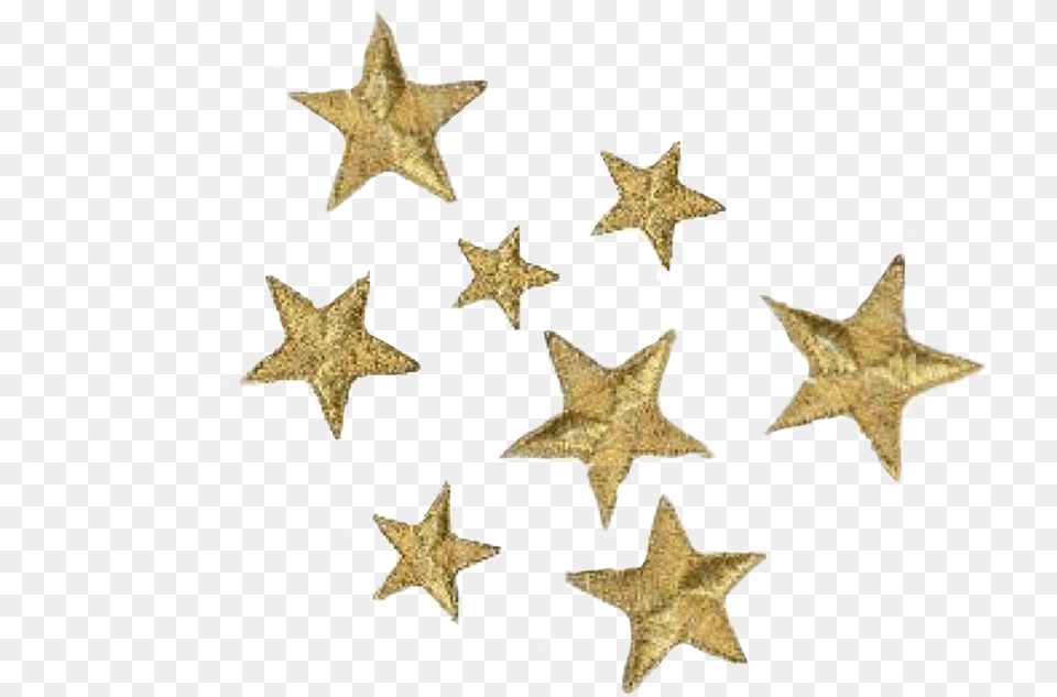 Stars Golden Aestheticstars Aesthetic Pngsticker Gold Star Sticker, Star Symbol, Symbol, Person Png Image
