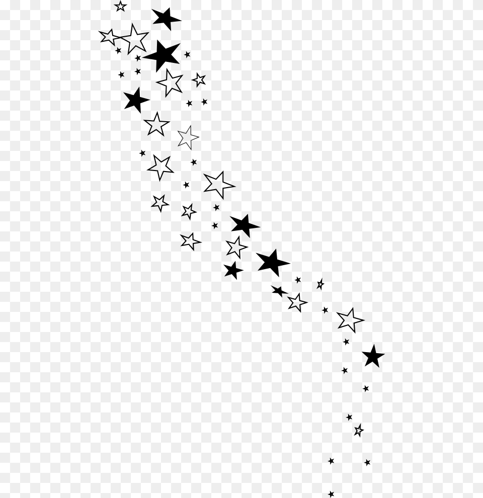Stars Images Stars Tattoo, Gray Png
